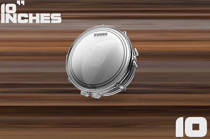 EVANS EC REVERSE DOT SNARE BATTER DRUM HEAD (SIZES 10" TO Reverb UK