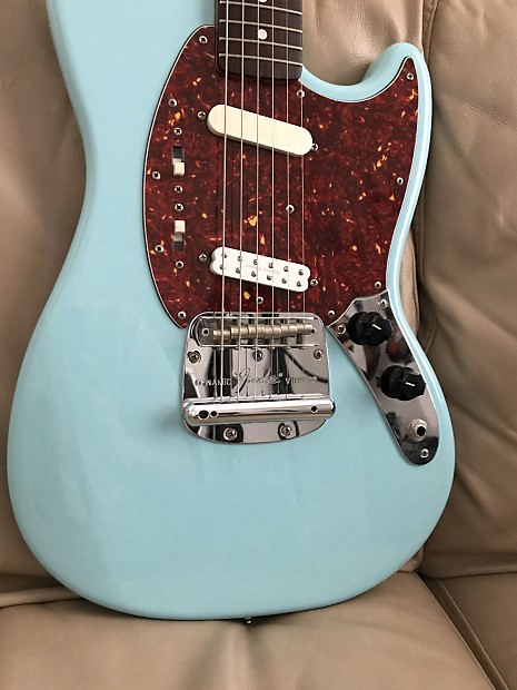 Fender Mustang, CIJ reissue 2010-2011 Sonic Blue | Reverb