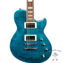 Used Reverend Roundhouse FM in Trans Turquoise