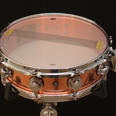 DW Collectors Copper 4" x 14" Snare Drum w/ VIDEO! Metal Piccolo image 4