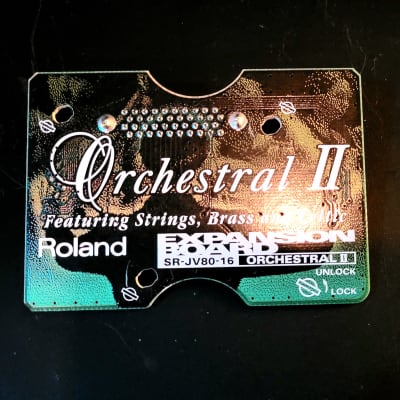 Roland SR-JV80-16 Orchestral II Expansion Board 1990s - Green