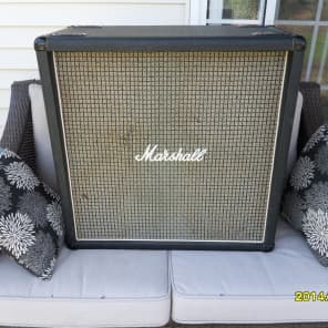 1974 Marshall  1960B 1982B 4x12 straight cabinet vintage empty - no speakers image 1