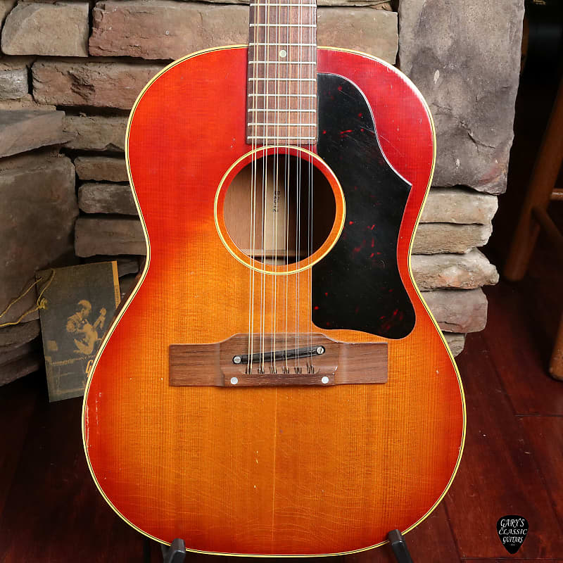 1965 Sunburst Gibson B-25-12 | Reverb