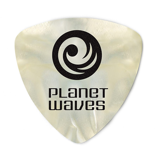 Planet Waves 2CWP6-10 Celluloid Guitar Picks  - Heavy, Wide Shape (10-Pack) image 1