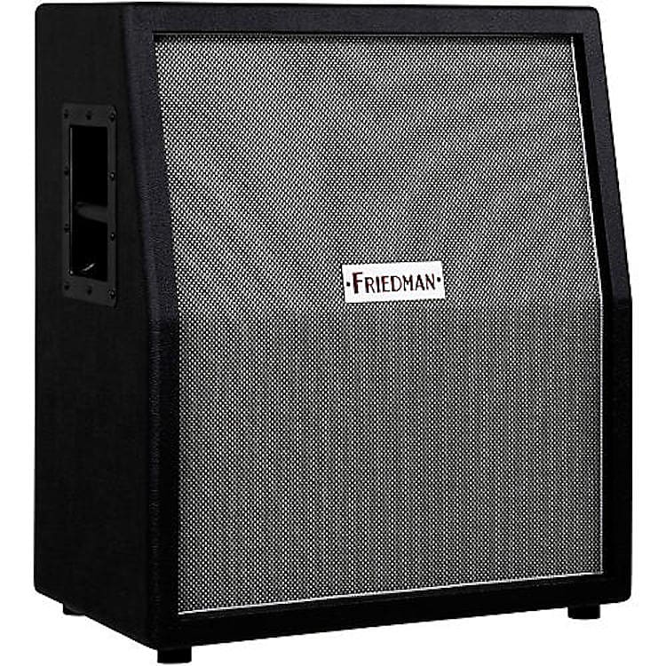 Friedman Vertical 2x12 Closed Back Slant Cabinet Silver Weave | Reverb