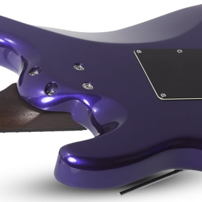 Schecter MV-6 Electric Guitar, Metallic Purple image 3