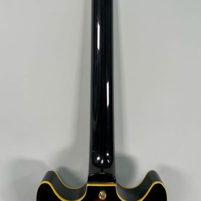 Jay Turser JT134DC Semi Hollow Sunburst 339 Style Electric Guitar MIK image 17