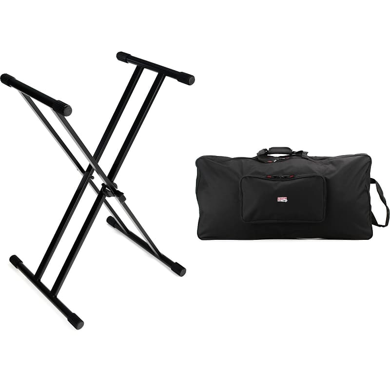 Gator Frameworks GFW-KEY-2000X Deluxe X-Style Keyboard Stand with Carry Bag image 1
