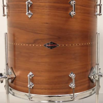 Craviotto 22/13/16" Solid Walnut Drum Set - Video. Signed Shells, ex Blackbird Studio Kit #340 2012 image 10