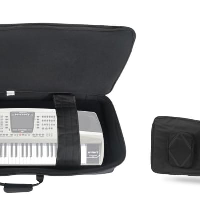 Rockville 76 Key Padded Rigid Durable Keyboard Gig Bag Case For KETRON VEGA EX4
