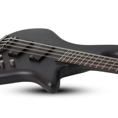 Schecter Stiletto Studio-8 Bass, See-Thru Black Satin (STBLS) for sale
