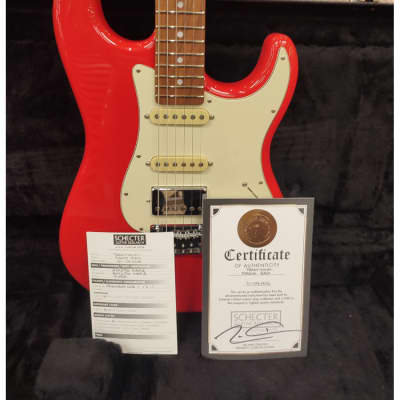 Schecter Traditional Route 66 SANTA FE H/S/S Sunset Red image 17
