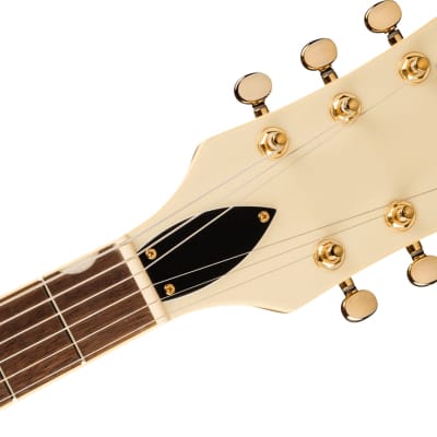Gretsch - Electromatic® Pristine LTD Jet™ - Single-Cut Semi-Hollow Electric Guitar w/ Bigsby® - Laurel Fingerboard - White Gold image 4