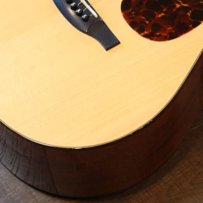 2012 Bourgeois Custom DS Acoustic/ Electric Guitar Adirondack Spruce & Figured Mahogany + Hard Case image 5