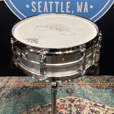 Steve Smith's Ludwig - 14"x5" Acrolite Snare Drum 1968. Authenticated! image 4