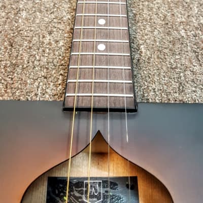 CASK Firkin Series Cigar Box 4-string Acoustic Guitar by JN Guitars, includes gig bag image 6