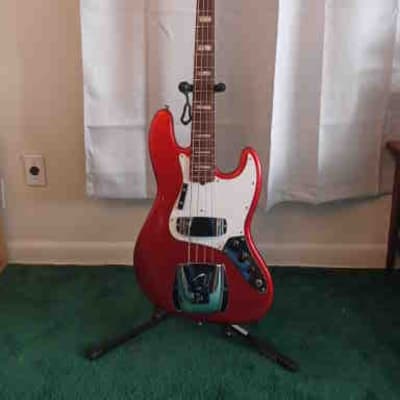 Fender 50th Anniversary Jazz Bass - Candy Apple Red image 1