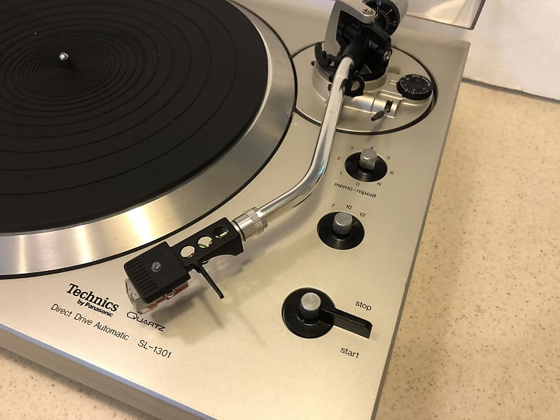 Technics SL-1301 Turntable with Vintage Audio Technica Cartridge