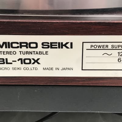 Micro Seiki BL-10X Turntable image 12