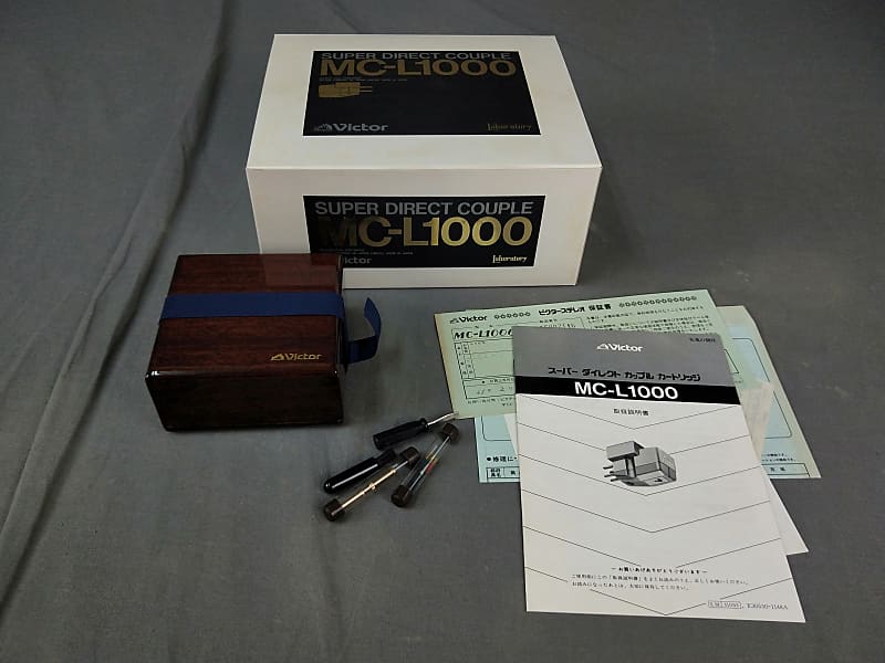 Victor MC-L1000 Laboratory Series Super Direct Couple MC Cartridge W/  Original Box in Excellent