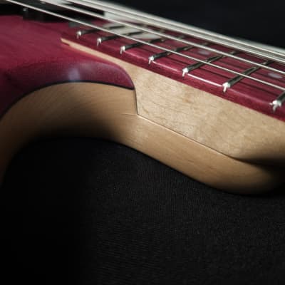 Fodera Yin Yang Standard Purpleheart 4 String Bass With Updated Case image 19