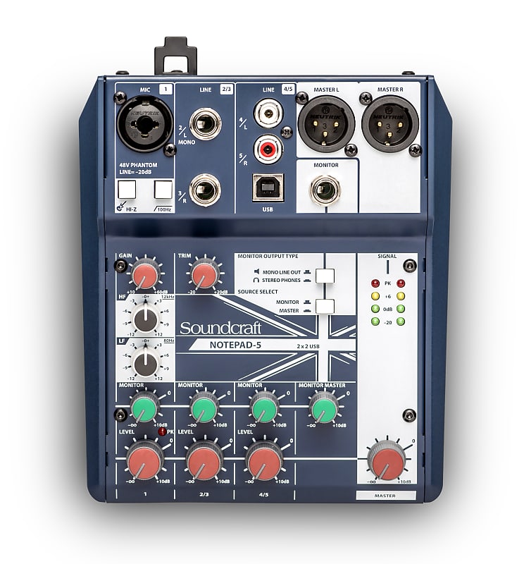 Soundcraft Notepad-5 Small Format Analog Mixing Console