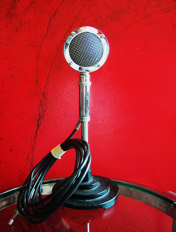 Tip top vintage audio Retro microphone chrome