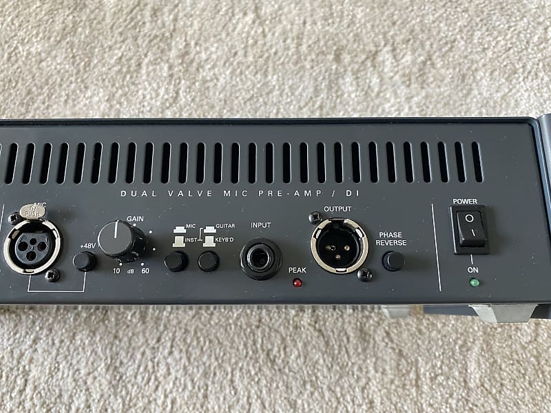 TL Audio Dual Valve Mic/Line Preamp and DI 1990s - Grey