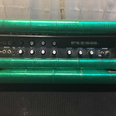 Plush P1000S Head and 412 Cabinet 60's/70's Green Sparkle image 3