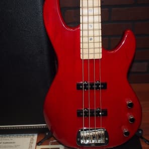 G&L USA JB-2 Custom Build Bass Guitar Trans Red World-shipping image 2