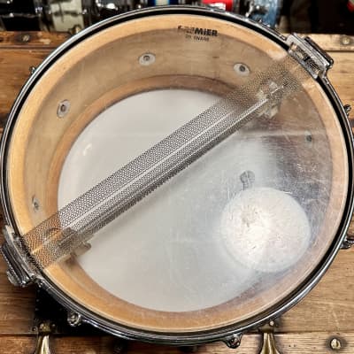 Premier Royal Ace 5.5" X 14" Vintage Snare Drum -Blue Pearl-Good Condition image 8