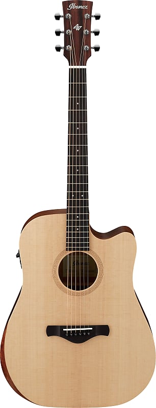 Ibanez AW150CEOPN Artwood Sitka Spruce / Okoume Open Pore Dreadnought image 1