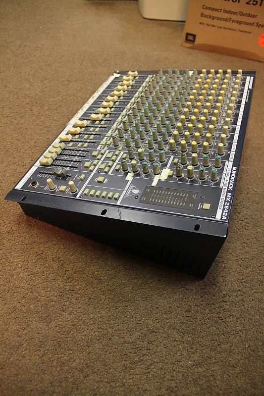Behringer Eurorack MX2642A 26-Input 4-Bus Mixer 2000s - Blue