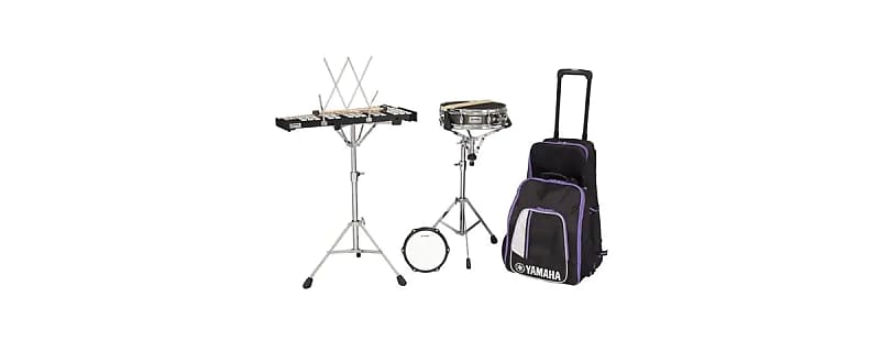 Yamaha SCK285R Educational Mini Combo Percussion Kit w/ Backpack & Rolling Cart image 1