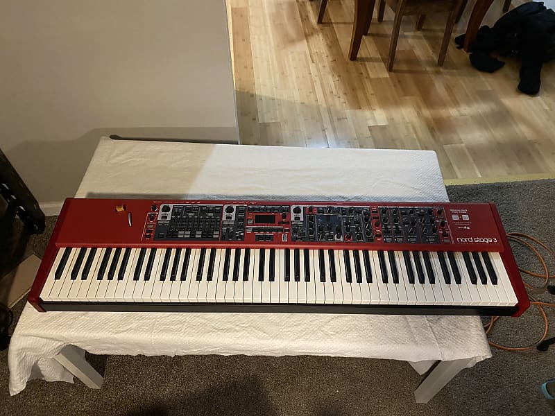 Nord Stage 3 HA88 Hammer Action 88-Key Digital Piano 2017 - Present - Red image 1