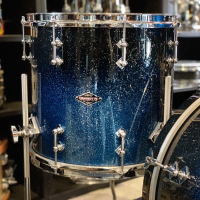 Craviotto Custom Shop Solid Shell Poplar Kit in Evening Sparkle Lacquer - 4pc 12,14,20, 14SD image 5
