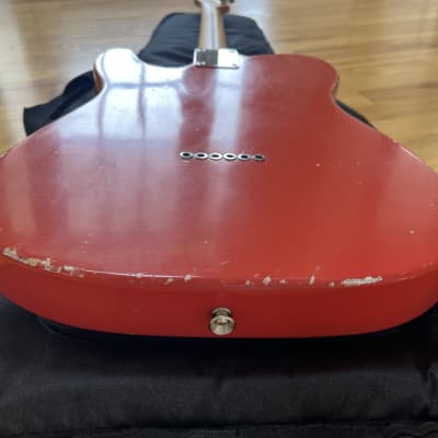 Fender Telecaster Partscaster, MJT Body, Bigsby, Fiesta Red, Vintera Neck, 50s Relic Road Worn Guitar, Nitro Lacquer image 17