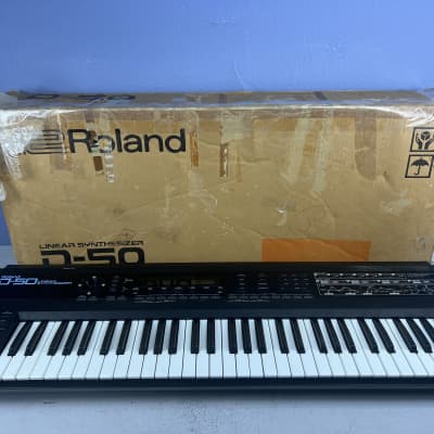 Roland D-50 D50 61-Key Linear Synthesizer 1987 - 1992 - Black + Box