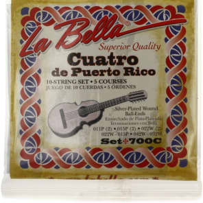 La Bella 700C Puerto Rican Cuatro Strings image 4
