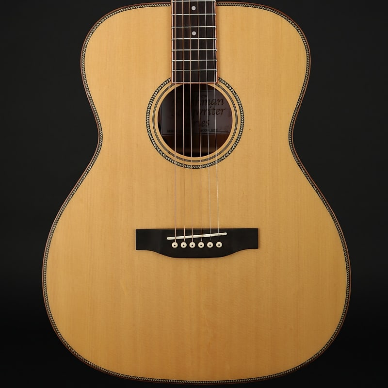 Freshman Songwriter OM All Solid Electro Acoustic in Natural with Hard Case image 1