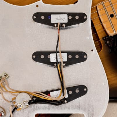 2015 Fender Custom Shop 1957 Stratocaster Partscaster Sunburst w/ Fat 50s, Case image 19