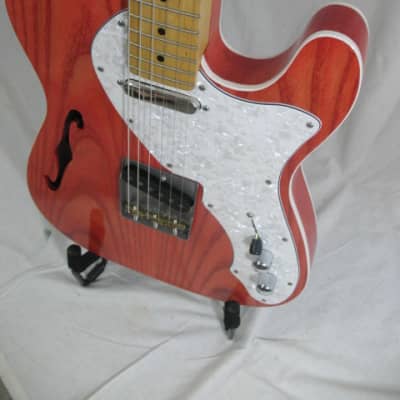 Logan 69 telecaster thinline 2020 Coral Red image 4
