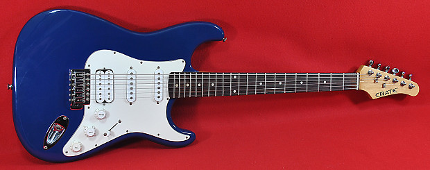 Crate Electric Guitar Blue Professionally Setup