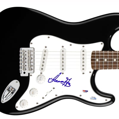 Isaac Hayes Autographed Signed Guitar ACOA image 1