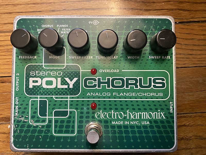 Electro-Harmonix Stereo Polychorus Analog Flange/Chorus Pedal | Reverb