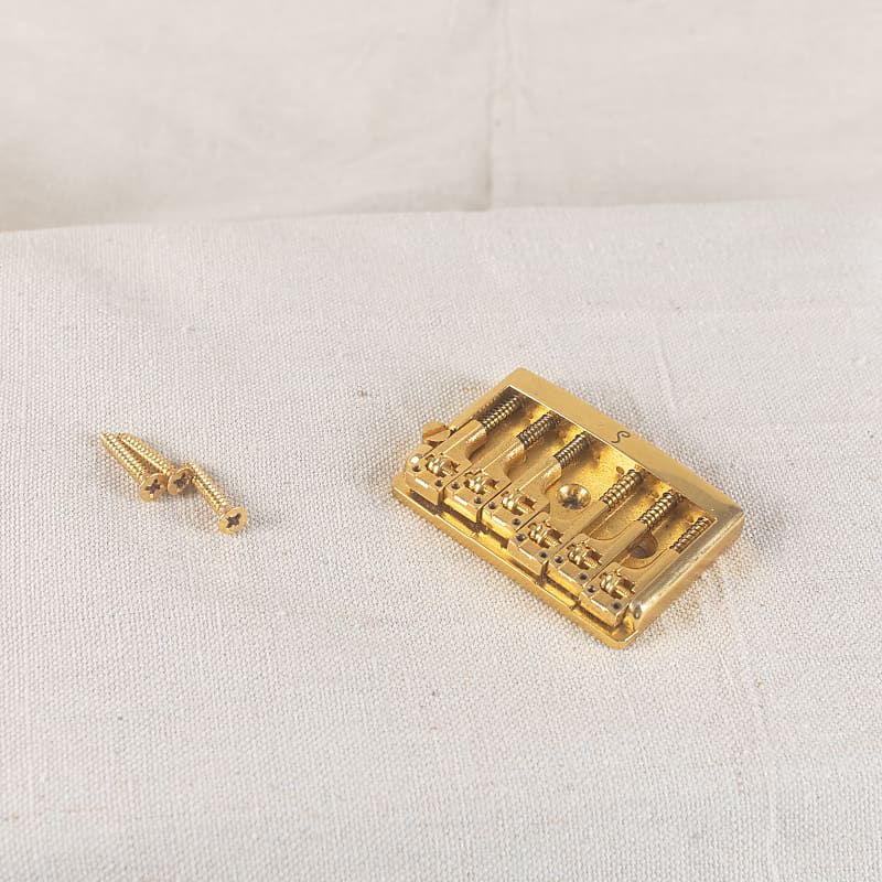 Schaller 3D-6 Nickel Non Tremolo Roller Bridge With Screws