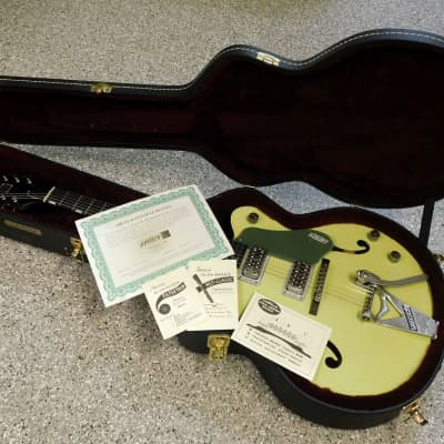 Gretsch G6118T LTV Double Anniversary Limited 2008 Two Tone Smoke Green image 7