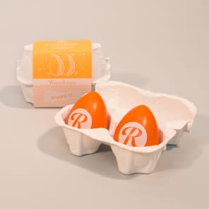 Reverb Limited Edition Egg Shakers - 2 Count Orange image 1
