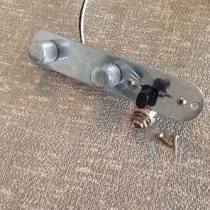 Genuine AGED Fender Esquire Telecaster Wiring Harness Loaded Control Plate. 60's image 2