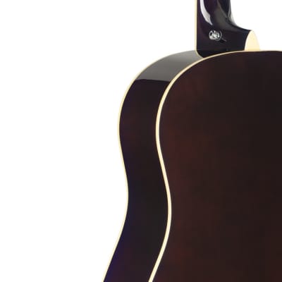 STAGG Slope Shoulder Dreadnought Acoustic Guitar with Catalpa Body Natural Finish image 4